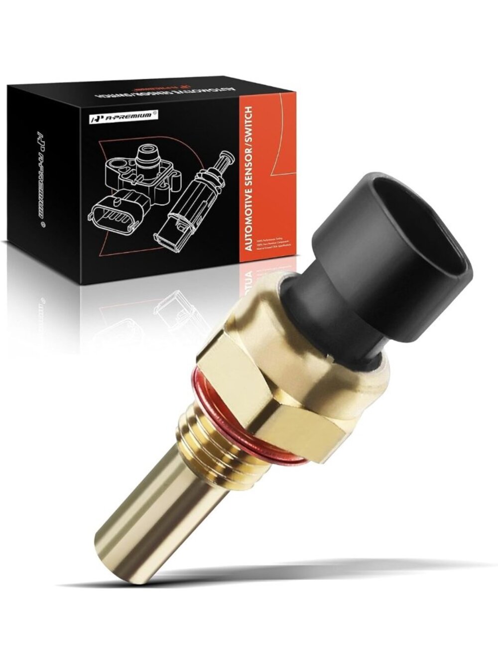 Engine Coolant Temperature Sensor for Chevy, GMC, Cadillac, Buick & More - Fits